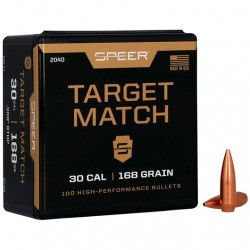 SPEER TARGET MATCH .308 - 168GRAINS