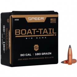 SPEER BOAT TAIL .308 - 180GRAINS