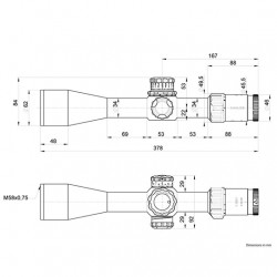 KAHLES VISOR K525i - 5-25X56 CCW SKMR
