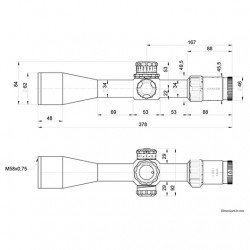 KAHLES VISOR K525i DLR - 5-25X56 CCW SKMR W-LEFT