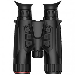 HIKMICRO BINOCULAR MULTIESPECTRO CON TELÉMETRO + IR 850NM HABROK 4K HE25L
