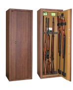 INFAC LSKP10 | ARMERO ARMA LARGA GAMA MADERA | 10 ARMAS CON VISOR