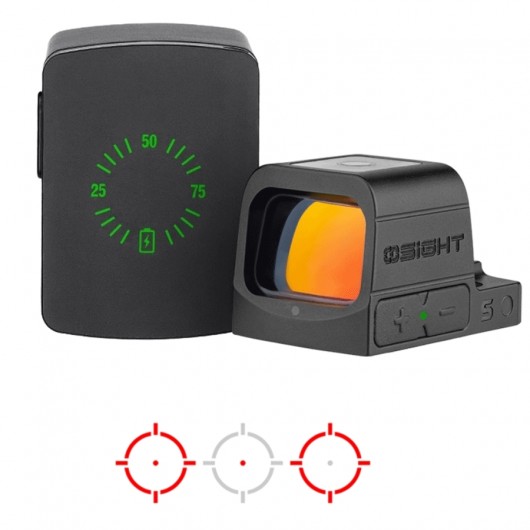 OSIGHT S VISOR HOLOGRAFICO ESFERICO MULTIRETICULA 2 MOA RMSc