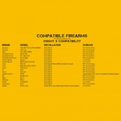 OSIGHT S VISOR HOLOGRAFICO ESFERICO MULTIRETICULA 2 MOA RMSc