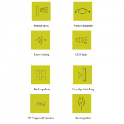 HUSHA PX400P | LANZADOR PIMIENTA Y RETENCIÓN